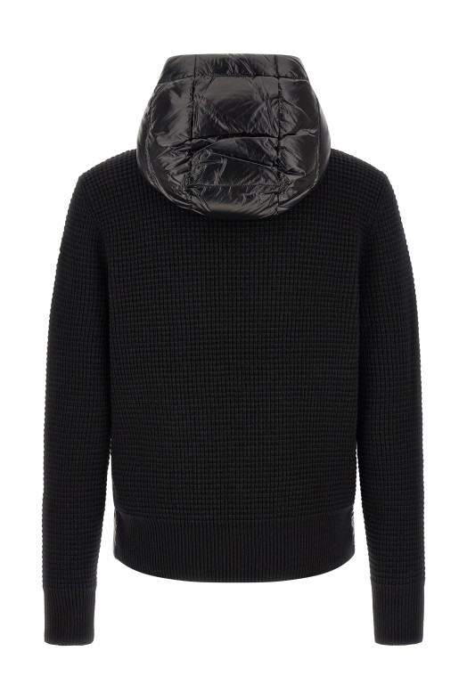 Кардиган з вставками спереду, чорний MONCLER L20919B00059M4281999