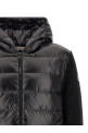 Кардиган з вставками спереду, чорний MONCLER L20919B00059M4281999