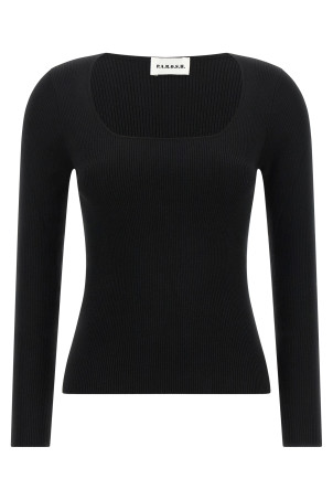 'Long' sweater Black