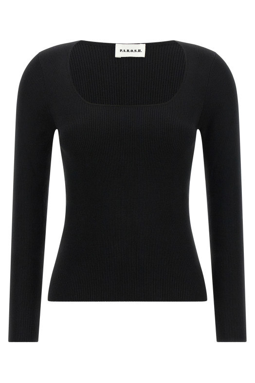 'Long' sweater Black