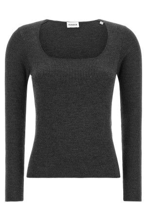 'Long' sweater Gray