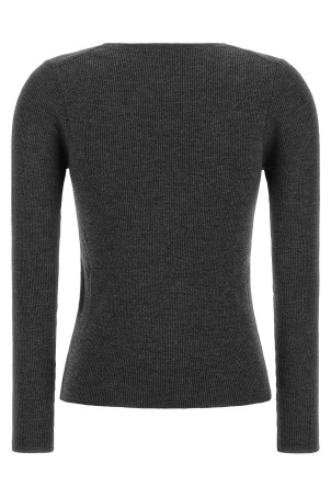 'Long' sweater Gray