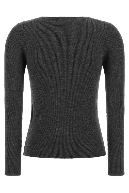 'Long' sweater Gray
