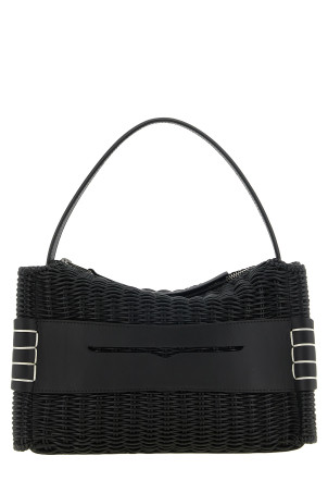 'Loafer' medium handbag Black