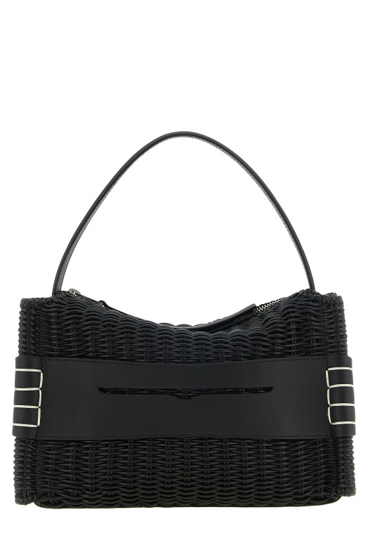 'Loafer' medium handbag Black