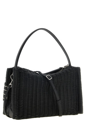 'Loafer' medium handbag Black