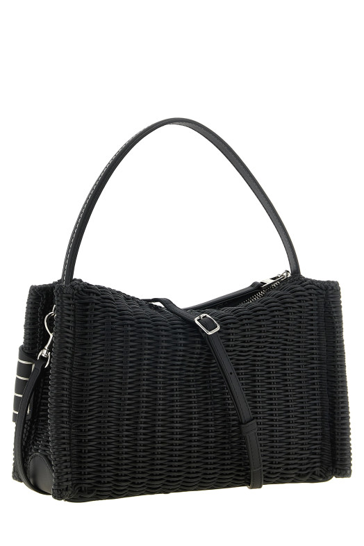 'Loafer' medium handbag Black