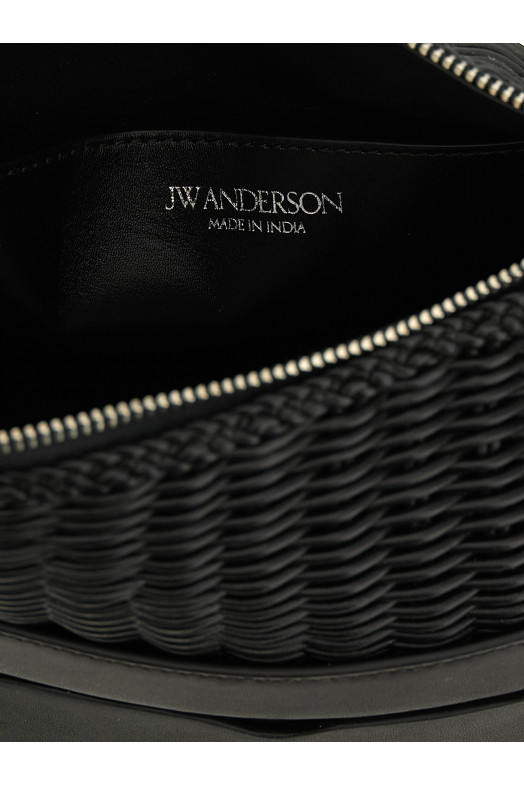 'Loafer' medium handbag Black