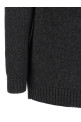 Fur insert cardigan Gray