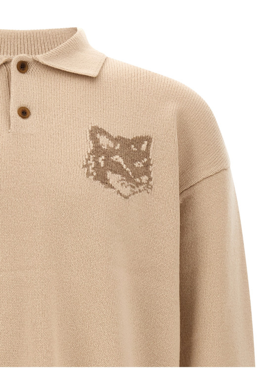 Светр «Fox Head Intarsia», бежевий MRMKL00KM03290625