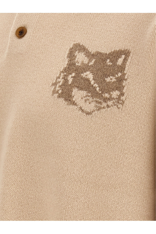 Светр «Fox Head Intarsia», бежевий MRMKL00KM03290625