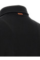 Хлопковая рубашка-поло, чёрная ZEGNA UI392A4I752K09