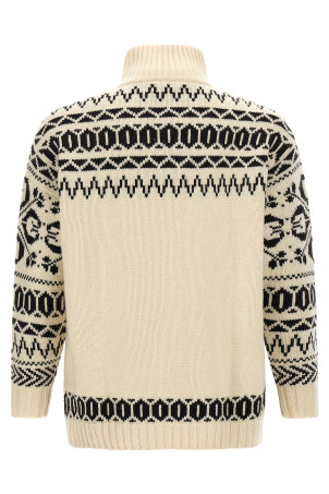 'Ski Polo Bear' sweater Black-grey