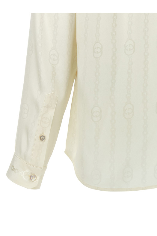 'Incrocio GG' shirt White