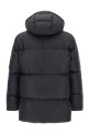 Detachable hood down jacket Black