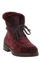 Замшеві ботильйони бордового кольору SANTONI WTDR71048SYRAPFRB30