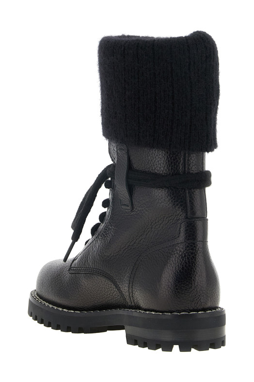 'Fendi Commando' ankle boots Black