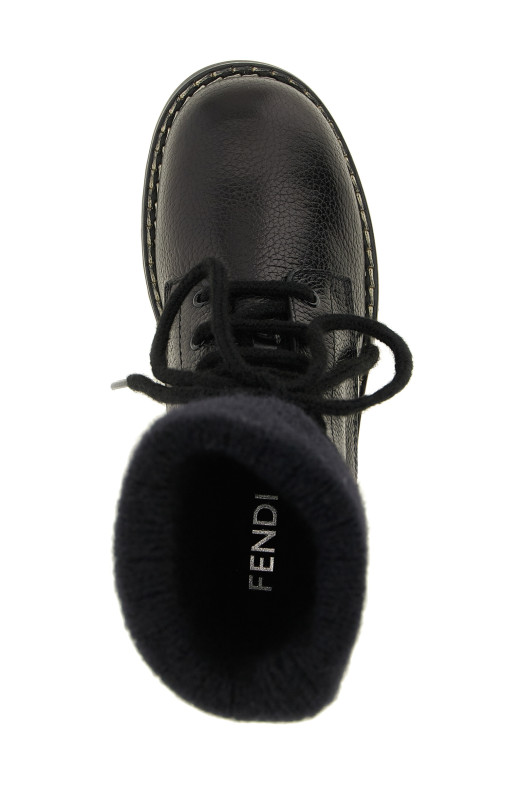 'Fendi Commando' ankle boots Black