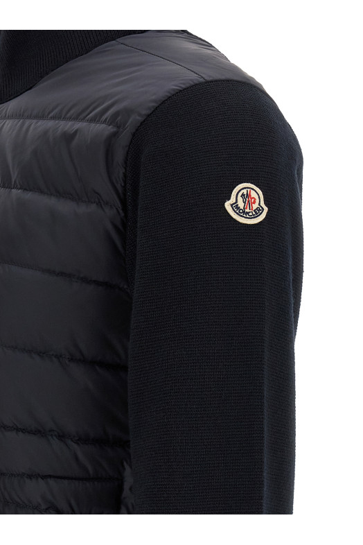 Кардиган на підкладці, синій MONCLER L20919B50700A9341777