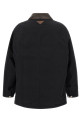 Padded canvas jacket Black
