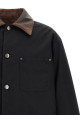 Padded canvas jacket Black