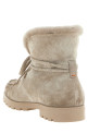 Замшевые ботильоны бежевого цвета SANTONI WTDR71048TGRAPFRM45