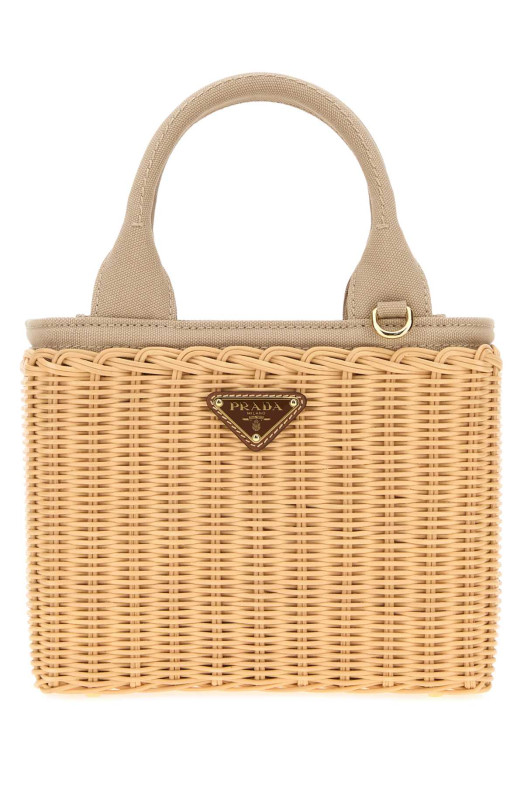 Небольшая плетеная сумочка PRADA (1BG452V7VXRE28)