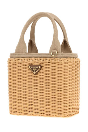 Wicker small handbag PRADA (1BG452V7VXRE28)