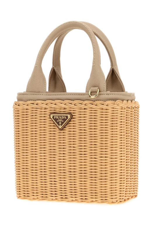 Небольшая плетеная сумочка PRADA (1BG452V7VXRE28)