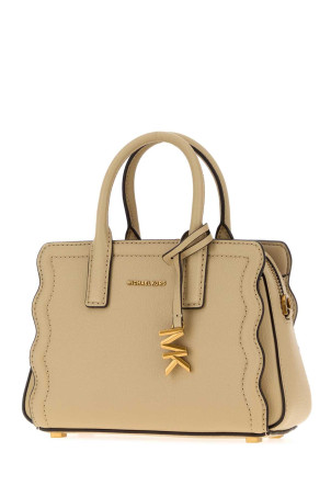 Beige leather Leila handbag Khaki MICHAEL BY MICHAEL KORS (32T6A9IC0L)