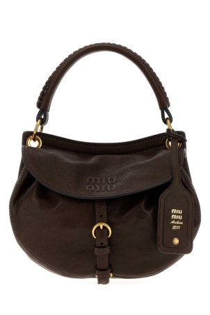 Dark brown nappa leather Rendez-Vous handbag MIU MIU (5BC2212BBL)