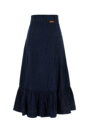 Blue denim Aster skirt ZIMMERMANN (7197SSS261)
