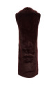 Extra long faux fur vest Red Extra long faux fur vest Red