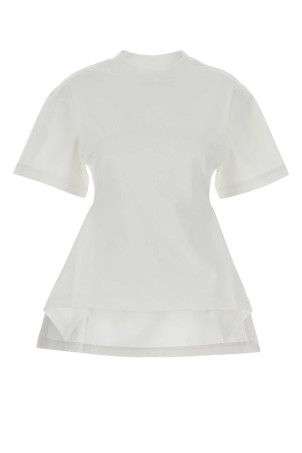 White cotton t-shirt ALAIA (AA9I0026J103C)