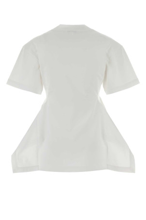 White cotton t-shirt ALAIA (AA9I0026J103C)