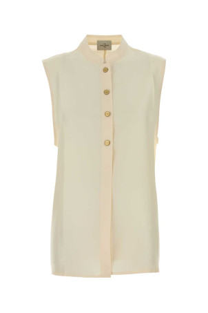 Cream silk shirt LE KASHA (ABYDOS0)