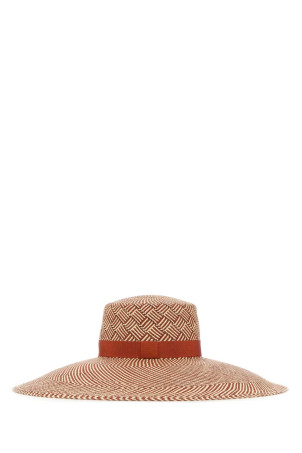 Two-tone straw hat AGNONA (AK1104YU3063)