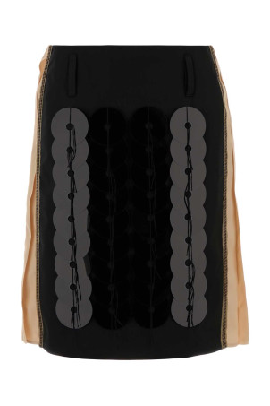Multicolor cotton skirt Black MARNI (GOMA0896QSUSR036)