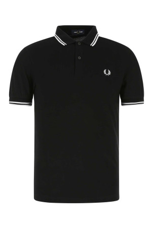 Black piquet polo shirt FRED PERRY (M3600)