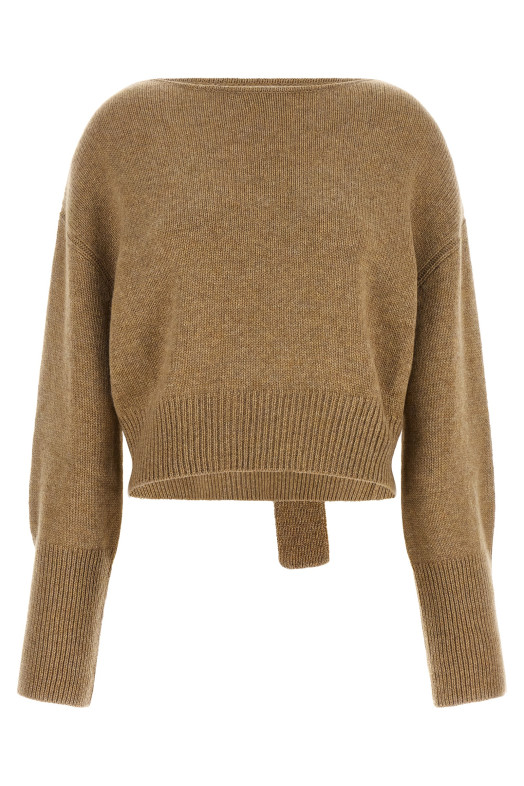 Светр з бантиком, бежевий ERMANNO SCERVINO D495M745IWNM4924