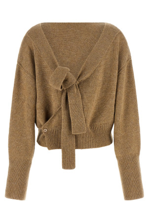 Bow sweater Beige