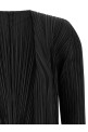 'Mellow Pleats' cardigan Black