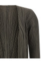 'Mellow Pleats' cardigan Green