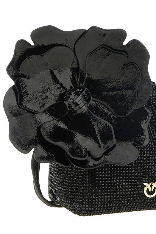 'Flower' pouch Black