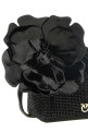 'Flower' pouch Black