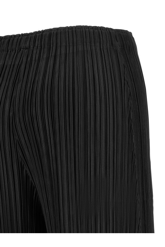 'Mellow Pleats' pants Black