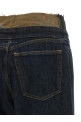 Raw cut waist jeans Blue