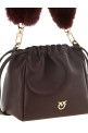 Nappa bucket bag Bordeaux