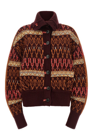 'Teda' cardigan Bordeaux