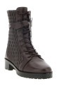 'Quilted Clarita Combat' ankle boots Purple